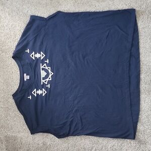 3x navy top